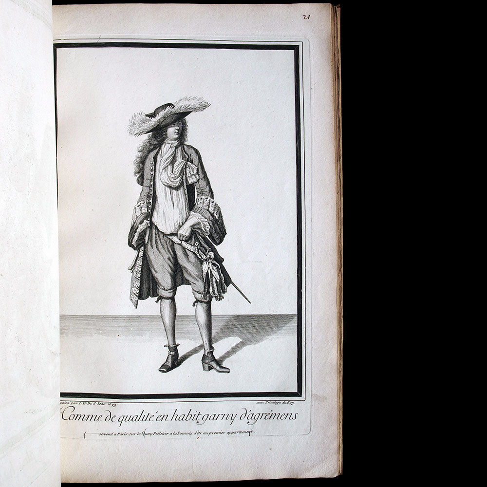 Recueil de planches de modes du XVIIème et du XVIIIème siècle (circa 1690-1710)