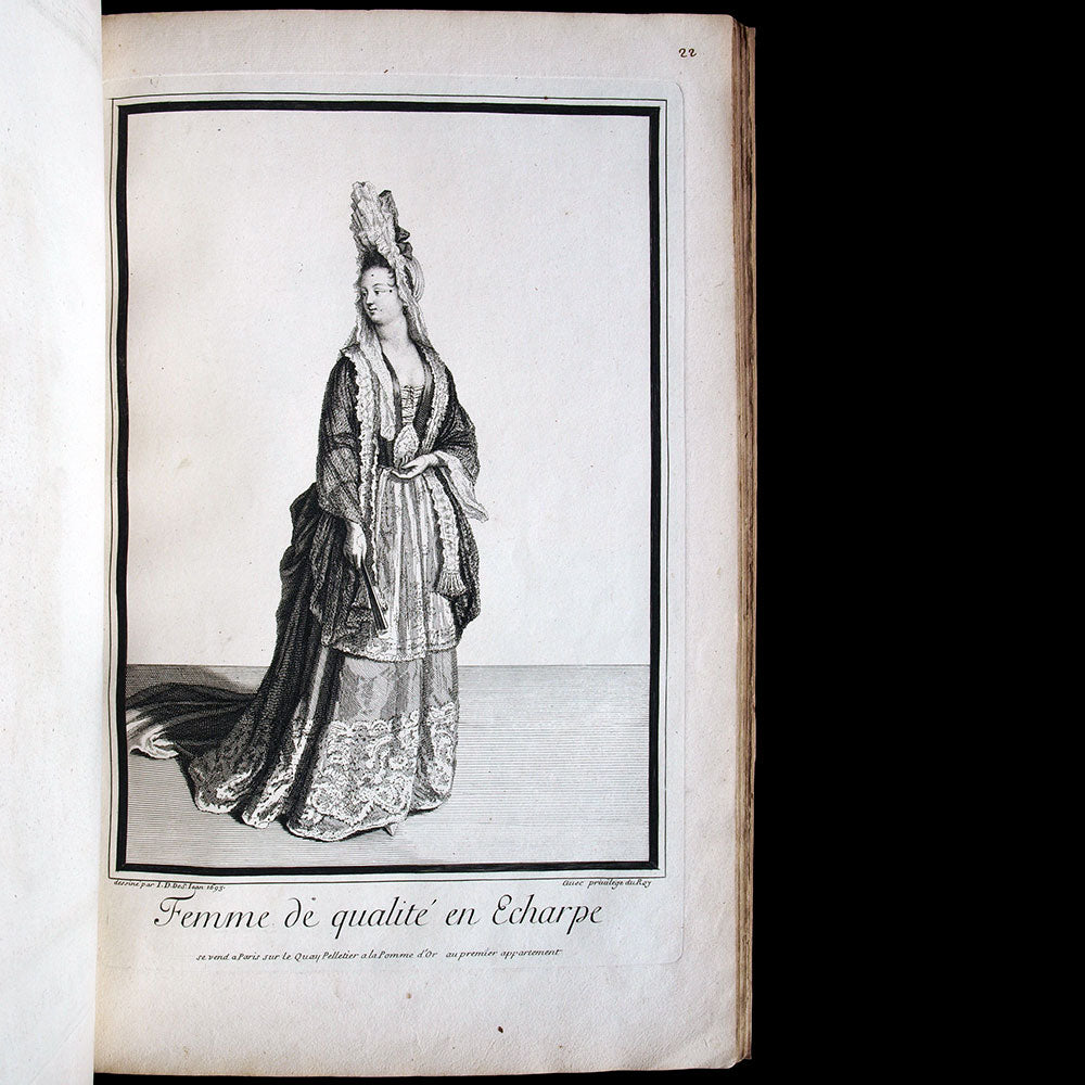 Recueil de planches de modes du XVIIème et du XVIIIème siècle (circa 1690-1710)