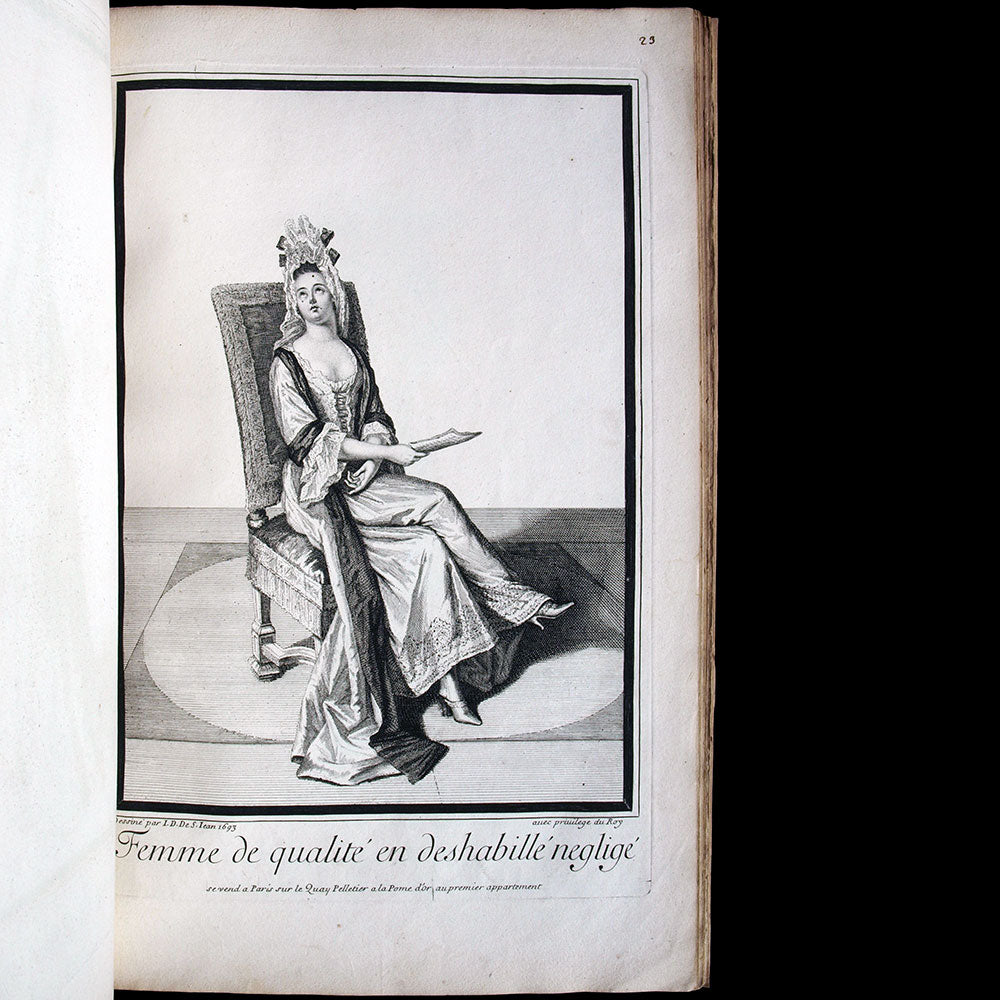 Recueil de planches de modes du XVIIème et du XVIIIème siècle (circa 1690-1710)