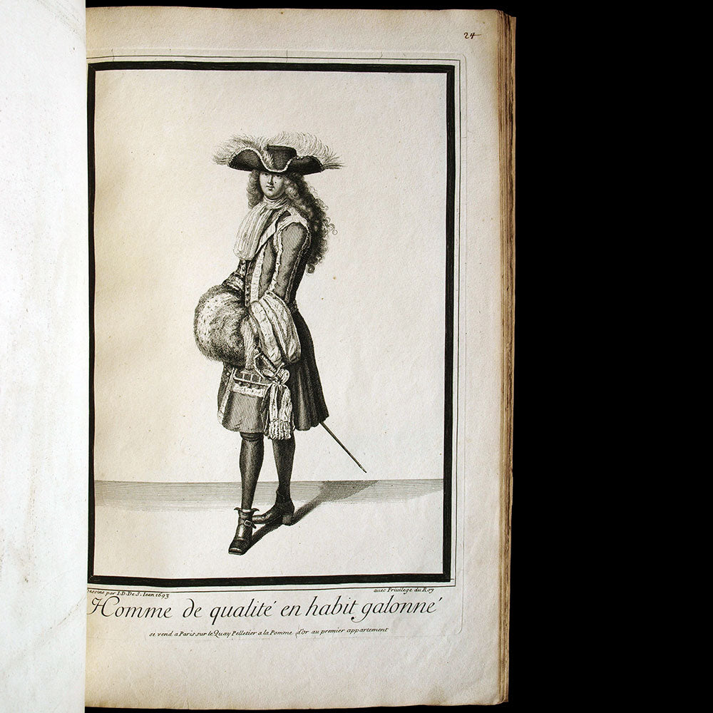 Recueil de planches de modes du XVIIème et du XVIIIème siècle (circa 1690-1710)