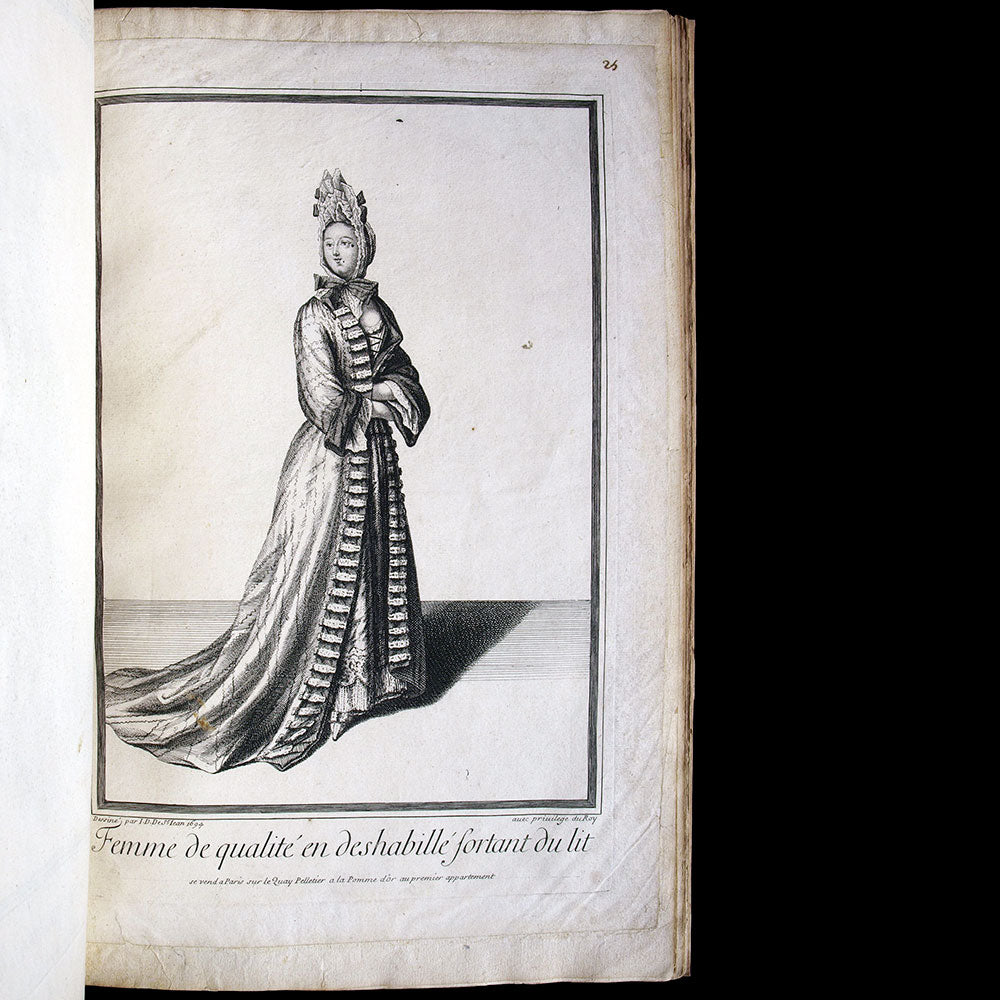 Recueil de planches de modes du XVIIème et du XVIIIème siècle (circa 1690-1710)