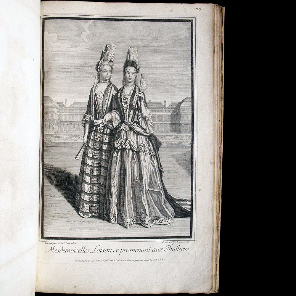 Recueil de planches de modes du XVIIème et du XVIIIème siècle (circa 1690-1710)