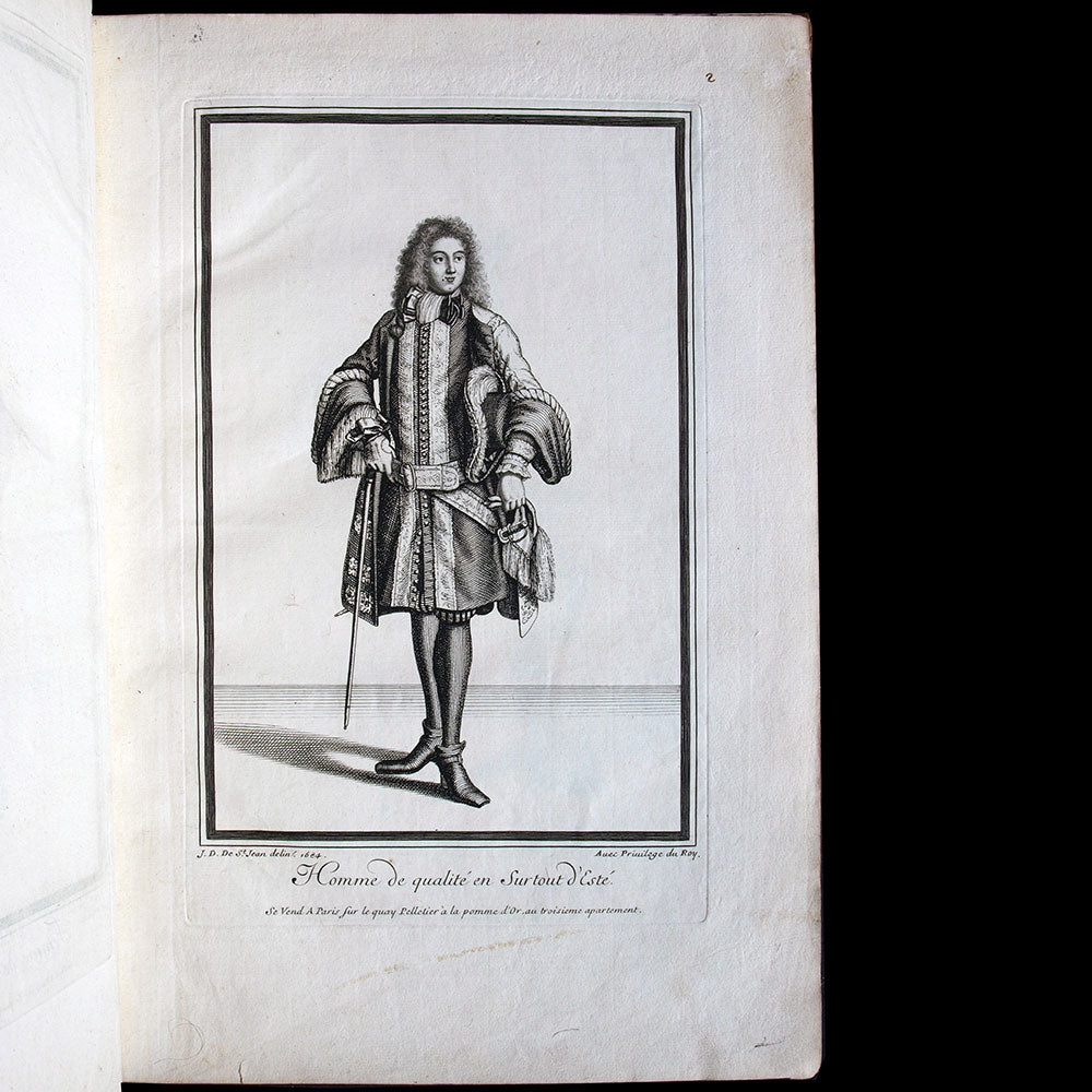 Recueil de planches de modes du XVIIème et du XVIIIème siècle (circa 1690-1710)