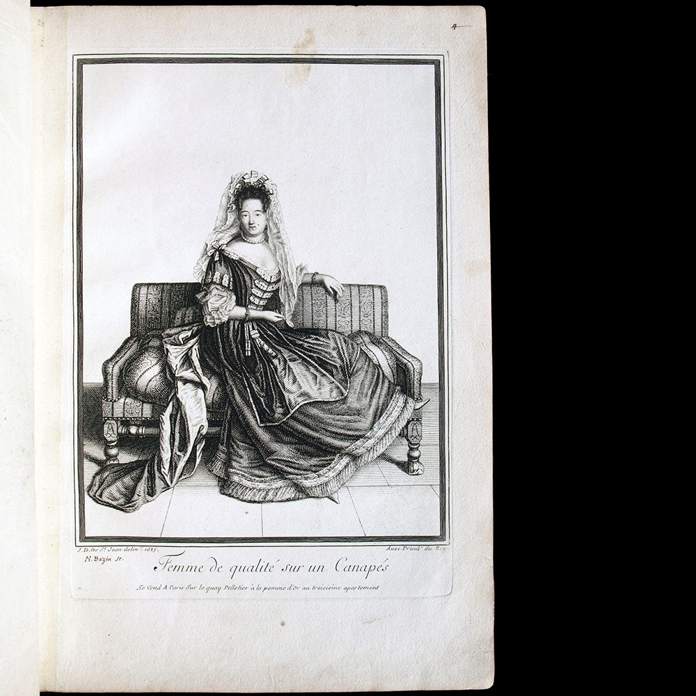 Recueil de planches de modes du XVIIème et du XVIIIème siècle (circa 1690-1710)