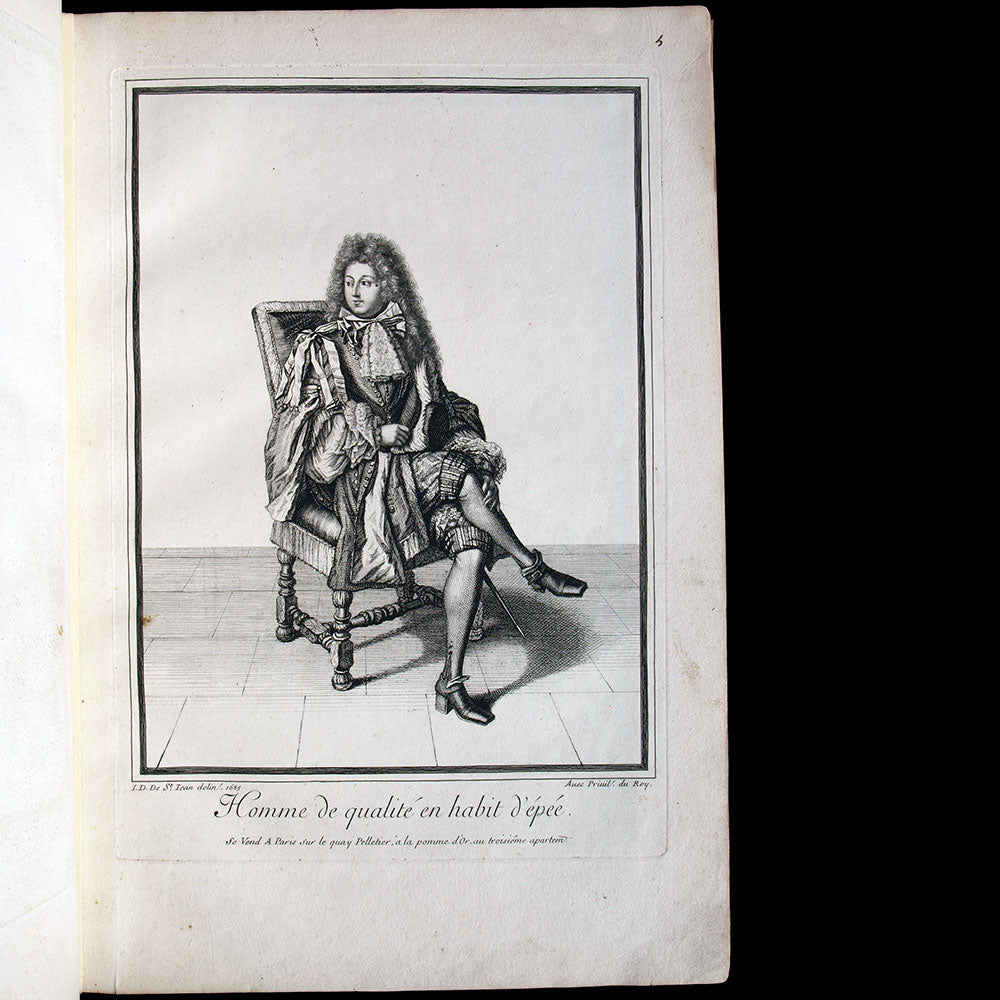 Recueil de planches de modes du XVIIème et du XVIIIème siècle (circa 1690-1710)