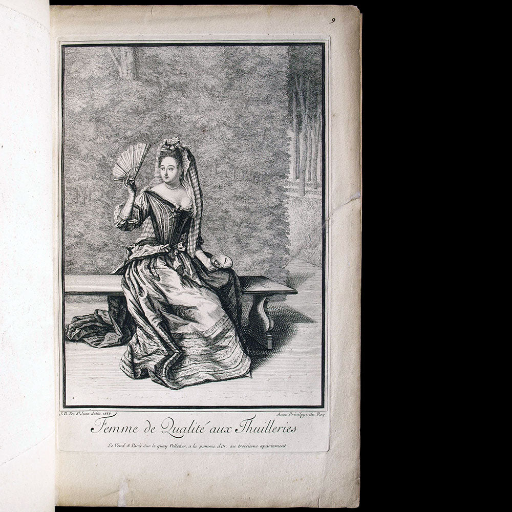 Recueil de planches de modes du XVIIème et du XVIIIème siècle (circa 1690-1710)