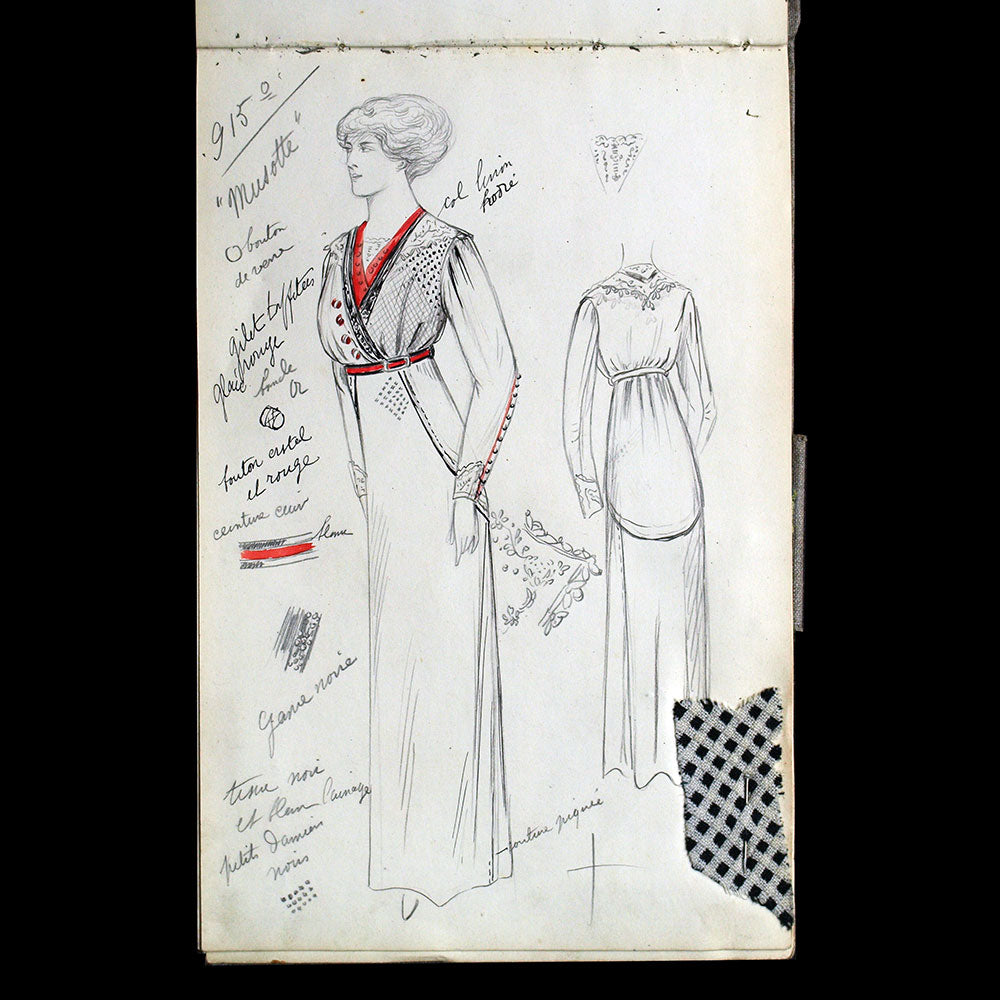 Redfern - Ensemble de dessins de 47 modèles pour l'été 1912