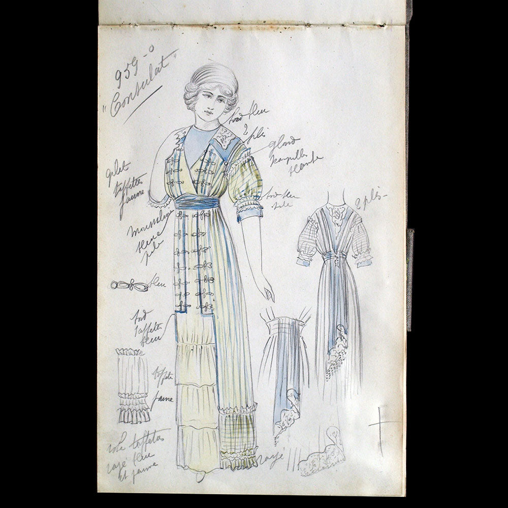 Redfern - Ensemble de dessins de 47 modèles pour l'été 1912