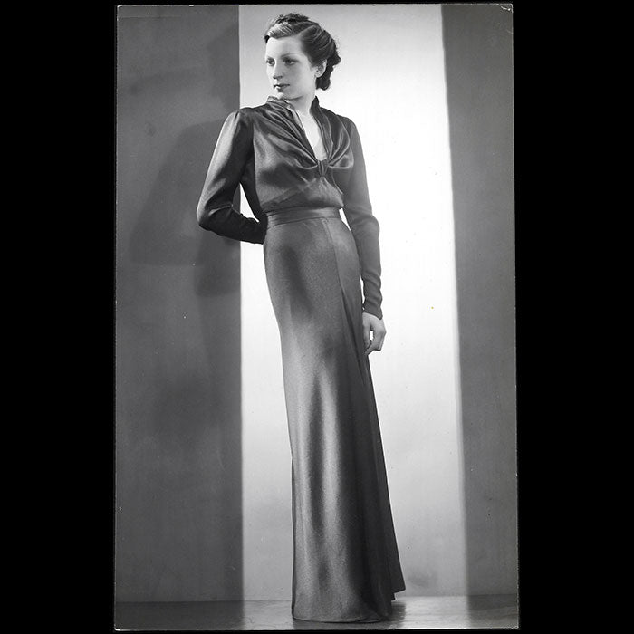 Robert Piguet - Robe de dîner, tirage de Luigi Diaz (circa 1937)