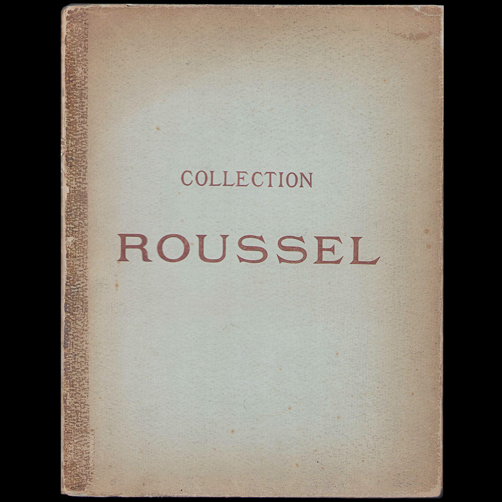 Catalogue de vente de la collection Roussel (1912)