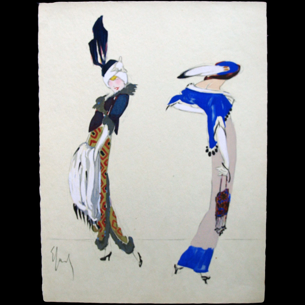 Enrico Sacchetti - Robes et Femmes (1913)