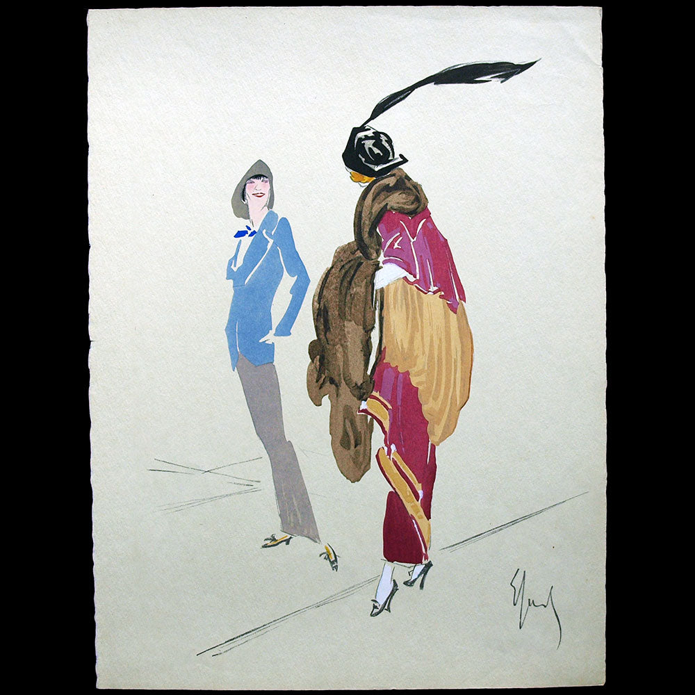 Enrico Sacchetti - Robes et Femmes (1913)