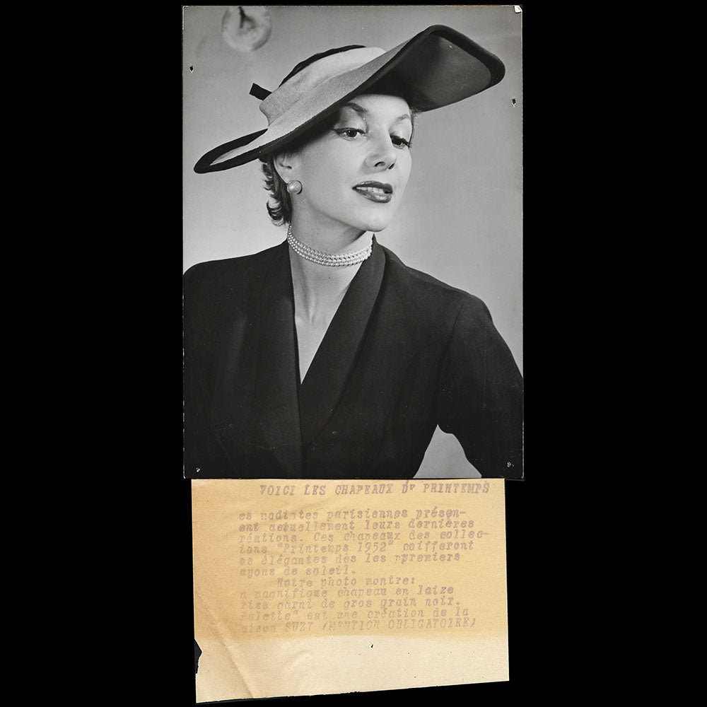 Suzy - Chapeau en laize (1952)
