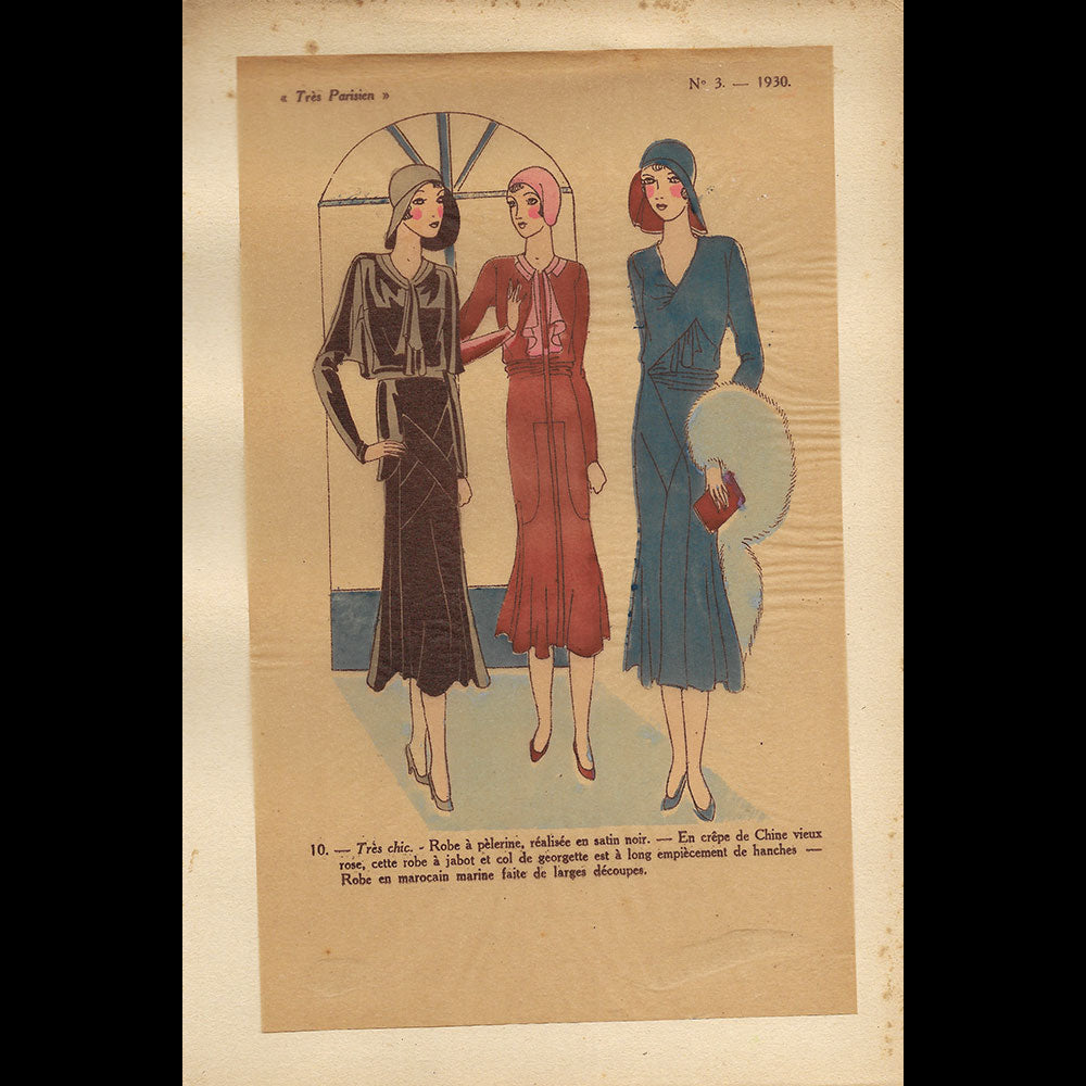 Très Parisien, Réunion de 16 planches du n°3, 1930