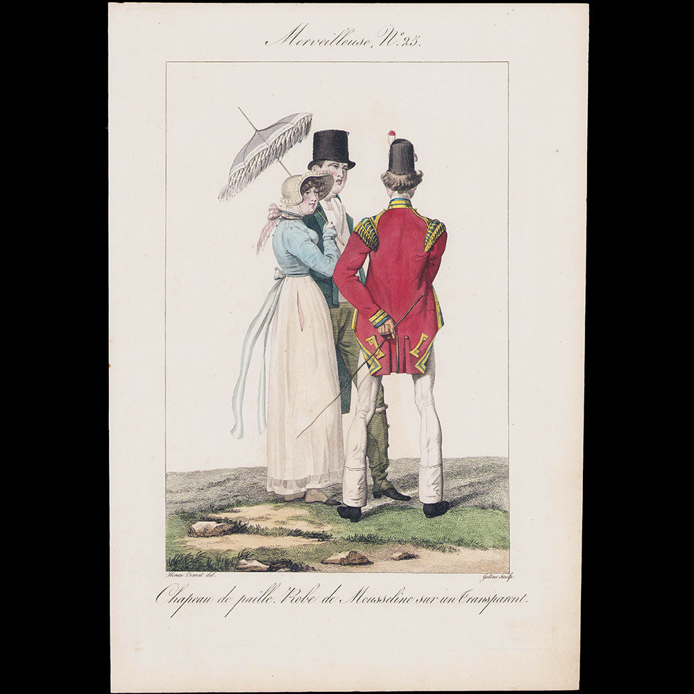 Incroyables et Merveilleuses, réunion de 32 planches par Horace Vernet et Lanté (1810-1818)