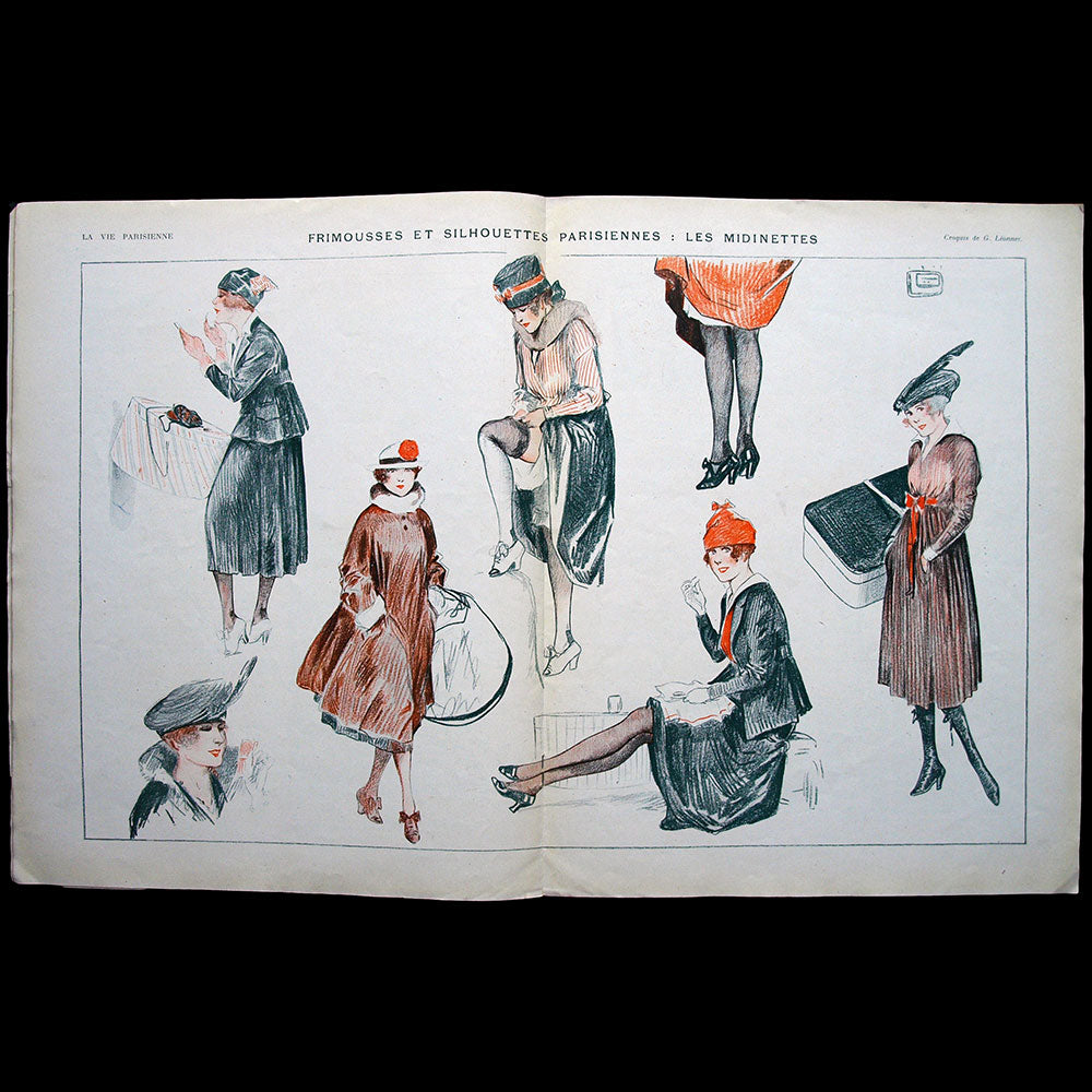 La Vie Parisienne, 21 avril 1917, couverture de Herouard