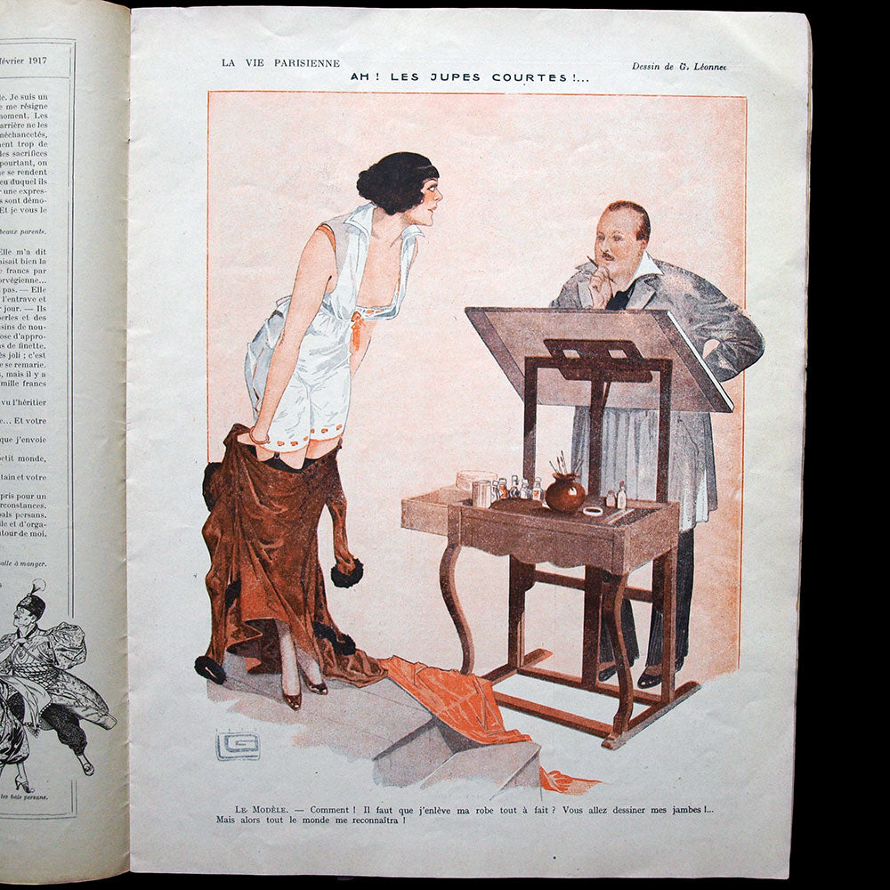 La Vie Parisienne, 17 février 1917, couverture de Herouard