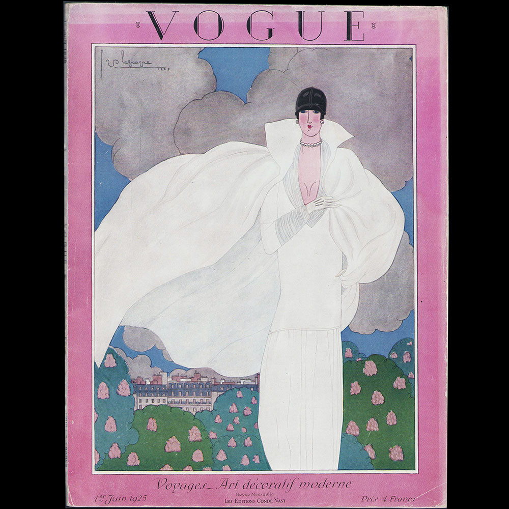 Vogue France (1er juin 1925), couverture de Georges Lepape