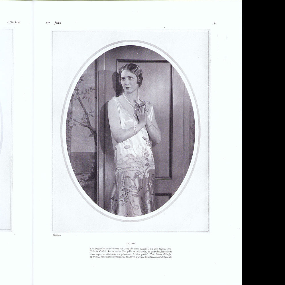 Vogue France (juin 1927), couverture de Georges Lepape