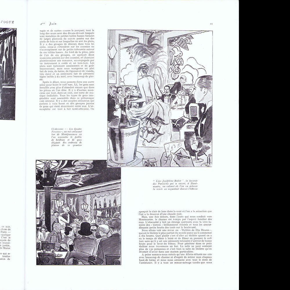 Vogue France (juin 1927), couverture de Georges Lepape