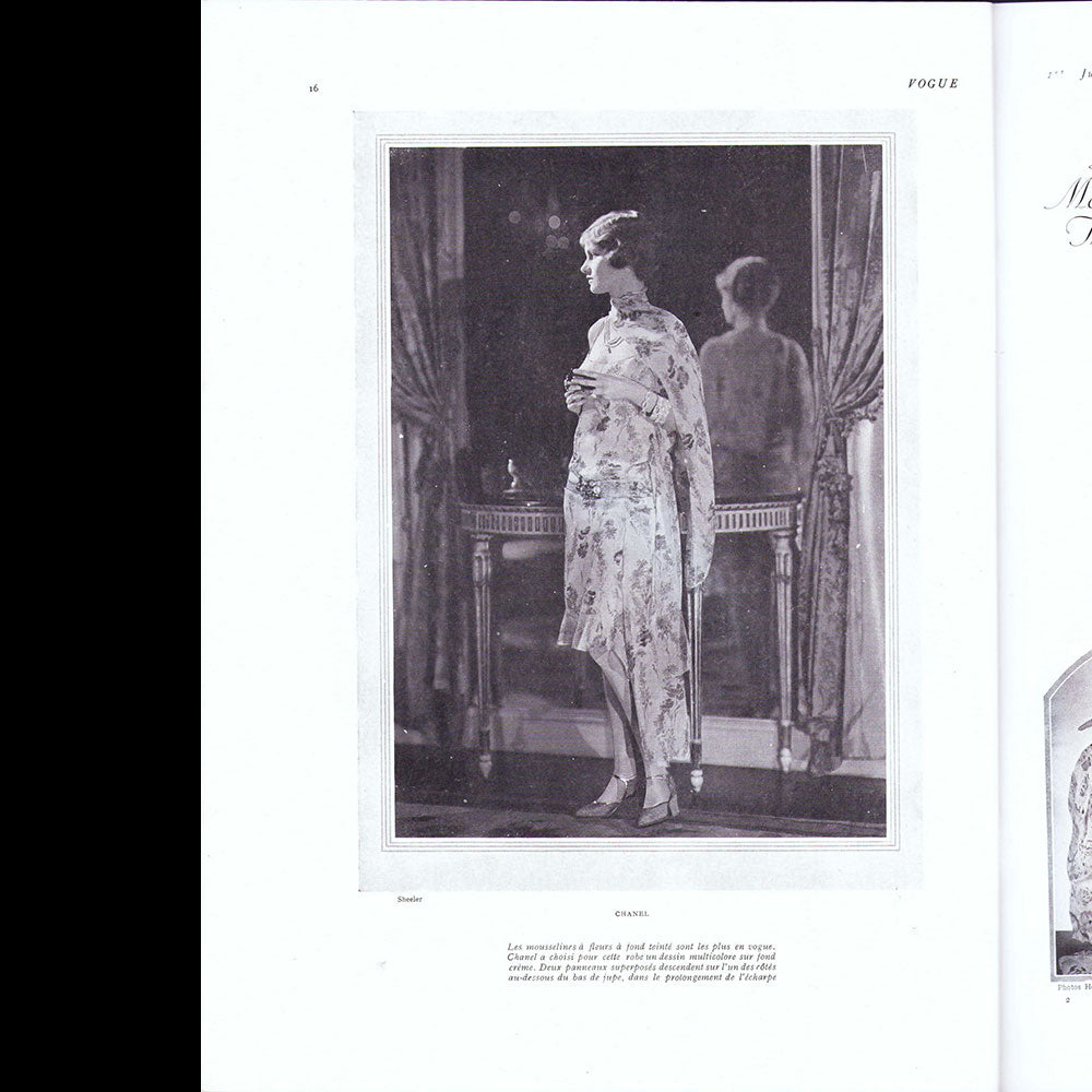 Vogue France (juin 1927), couverture de Georges Lepape