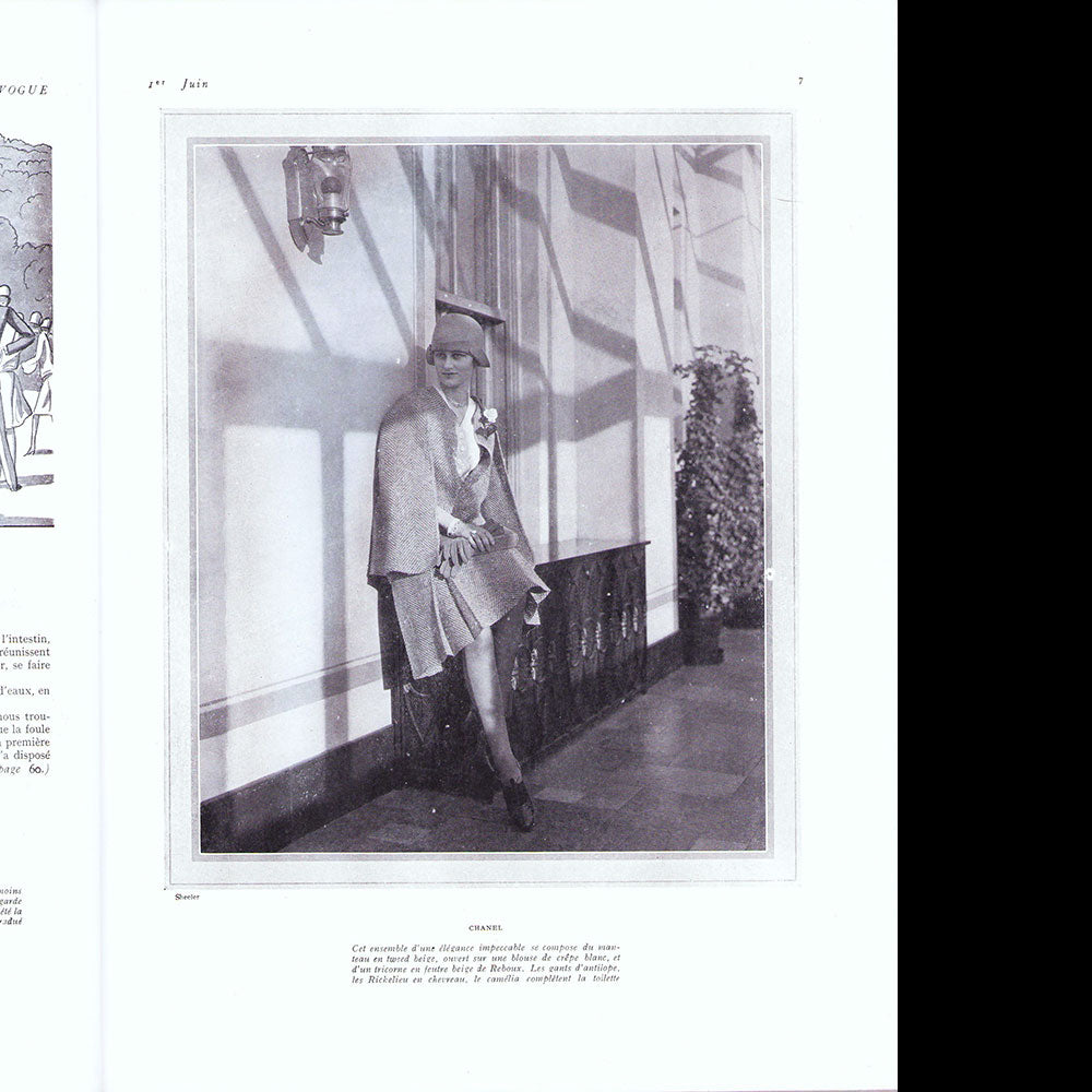 Vogue France (juin 1927), couverture de Georges Lepape