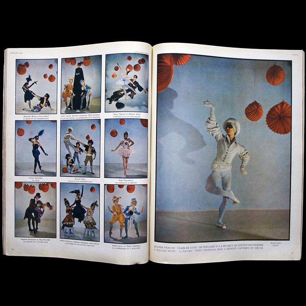 Vogue France (février 1948), couverture de Philippe Jullian