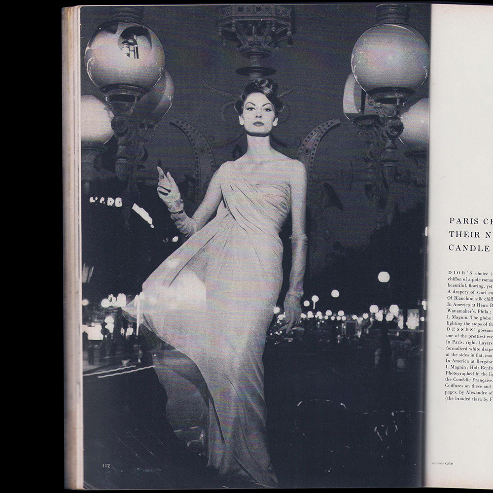 Vogue US (September 1957), couverture de John Rawlings