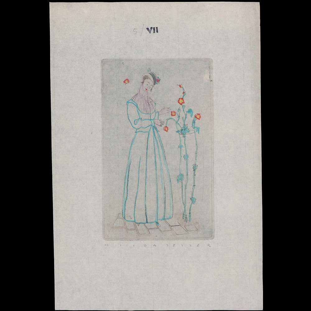 Mode Wien 1914/5 - Heft 5, réunion de 7 planches