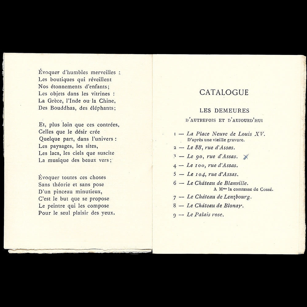 Will Heer - catalogue de l'exposition à la Galerie Georges Petit à Paris (1920)