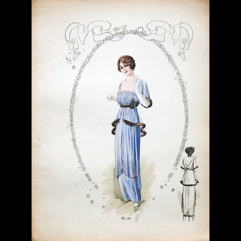 Worth - Ensemble de 7 gravures (circa 1910)