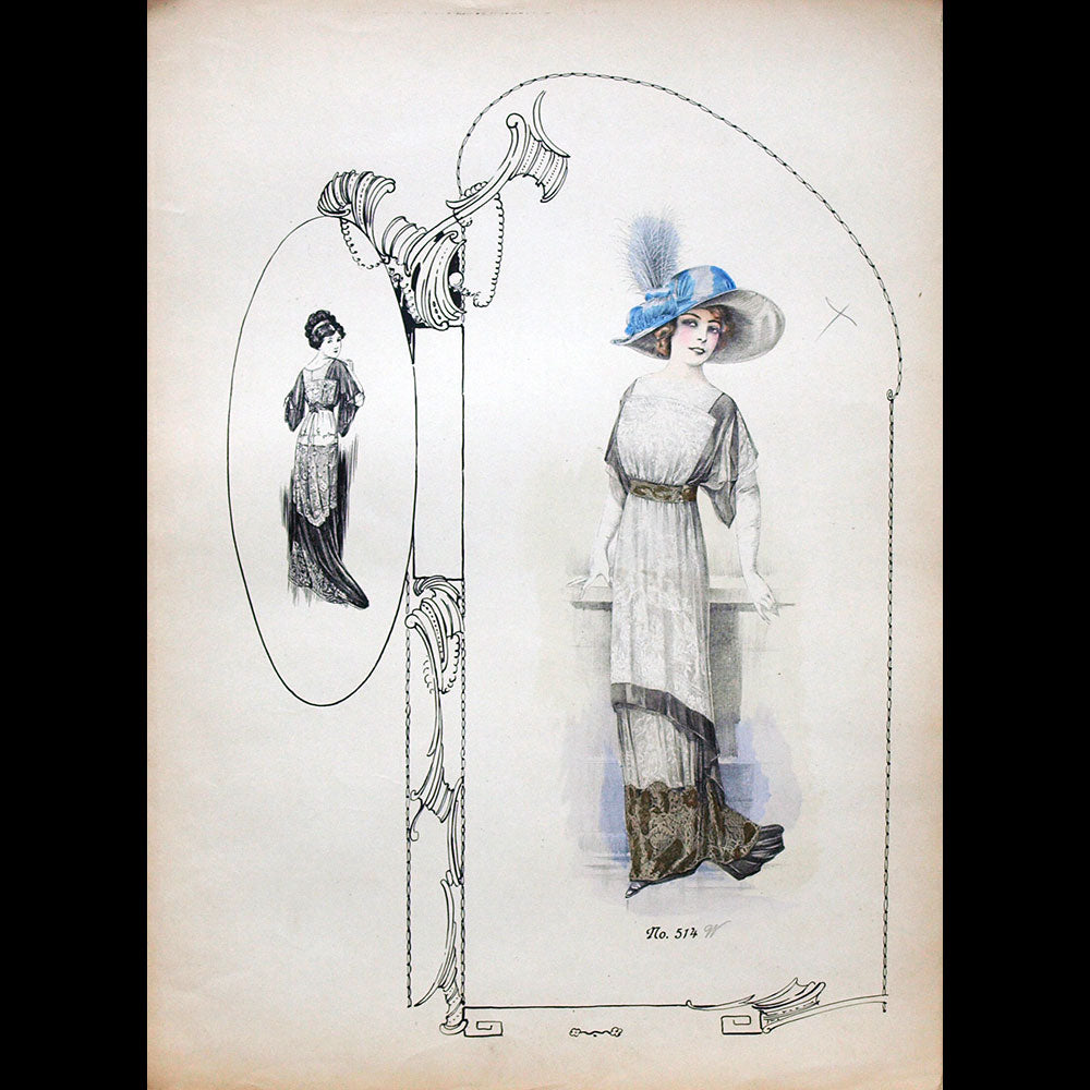 Worth - Ensemble de 7 gravures (circa 1910)