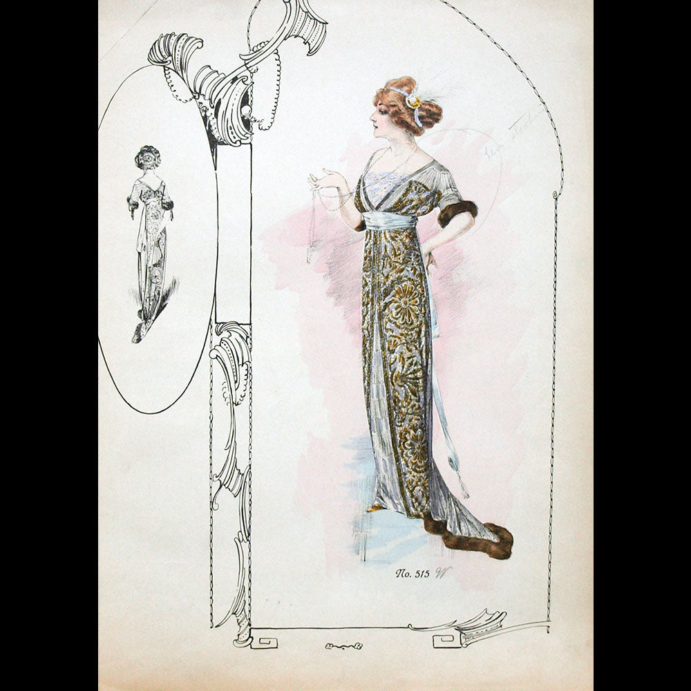 Worth - Ensemble de 7 gravures (circa 1910)