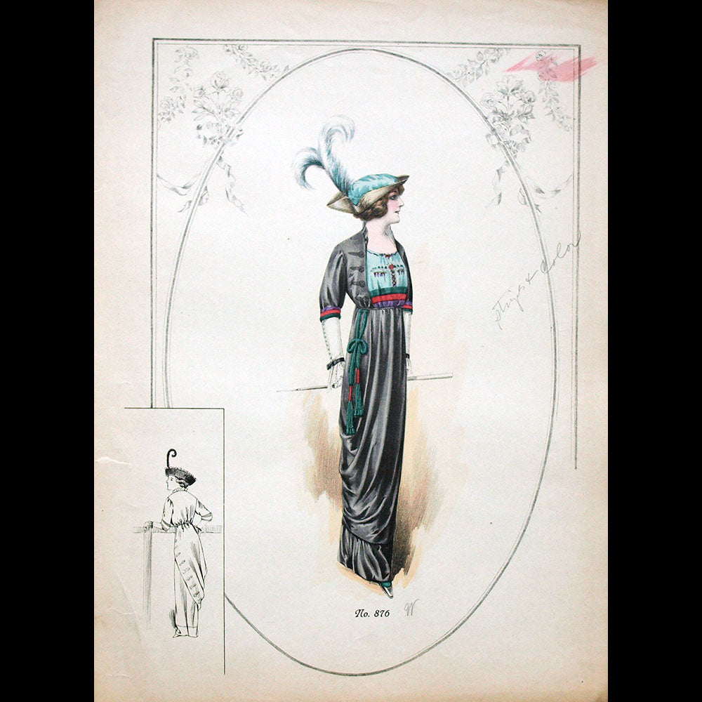 Worth - Ensemble de 7 gravures (circa 1910)