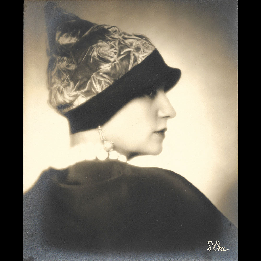 Agnès Rittener - Portrait de la modiste, tirage de D'Ora (1928)