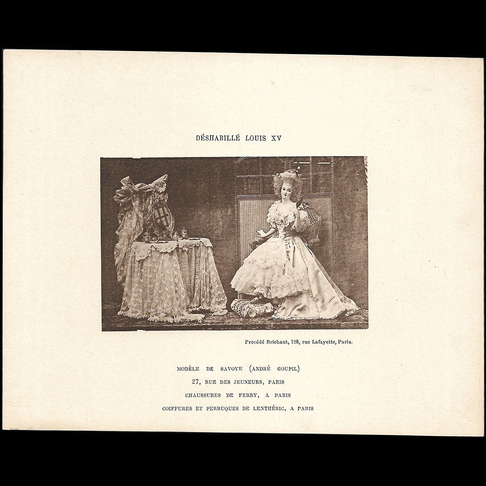 Costumes anciens exécutés par les grands couturiers de Paris (1895)