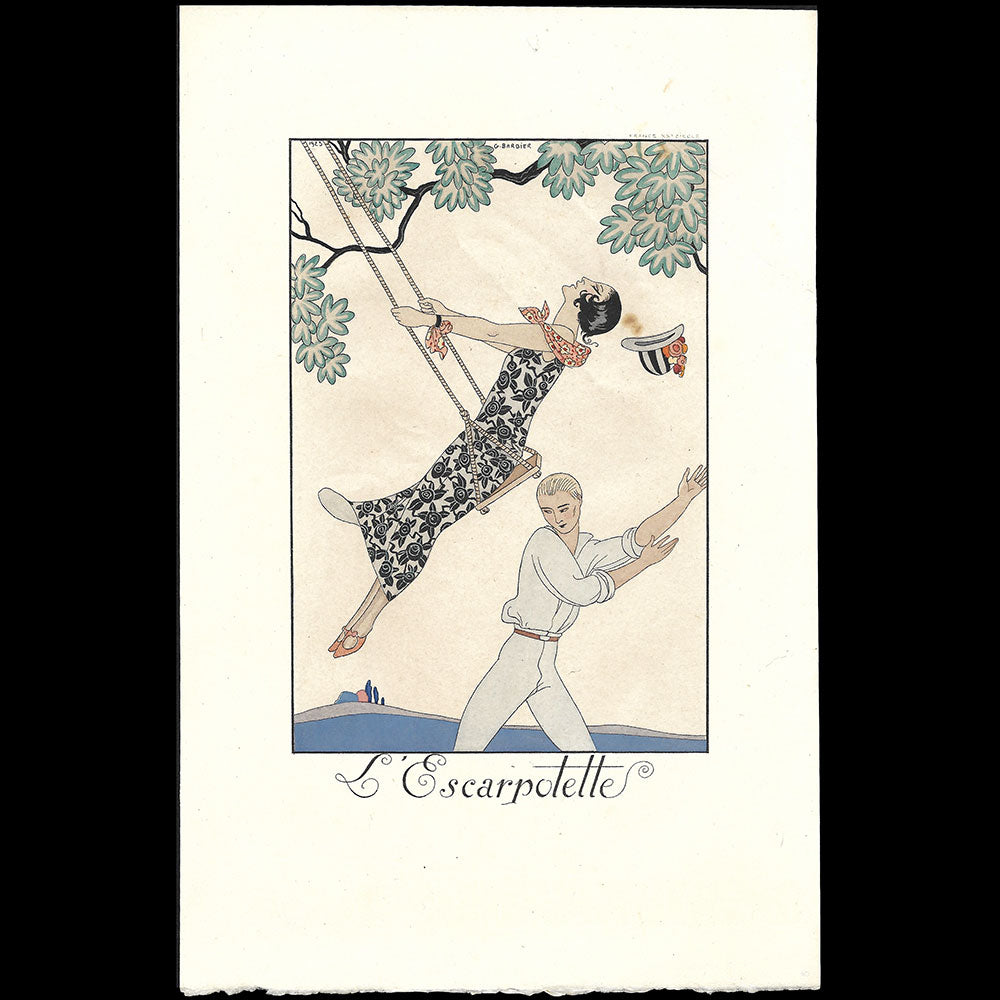 Falbalas et fanfreluches, 1924 : L'Escarpolette de George Barbier