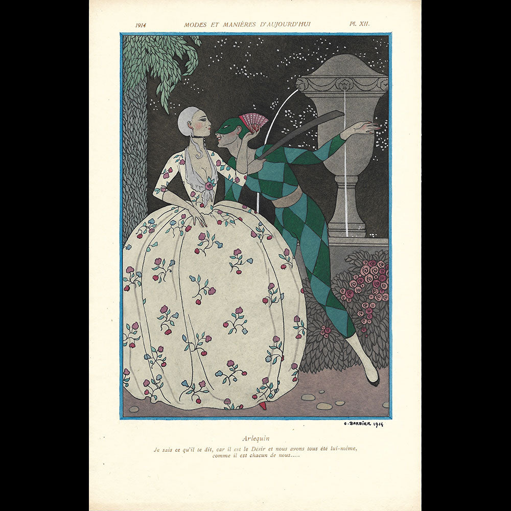 Modes et Manières d'aujourd'hui, par George Barbier (1914)