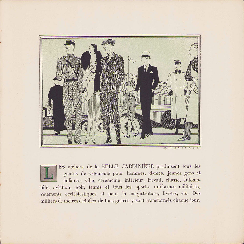 A propos du centenaire de la Belle Jardinière, Histoire en Images d'une grande maison Française (1924)