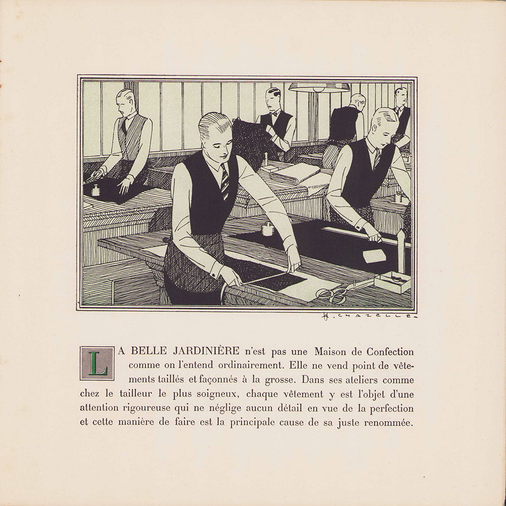 A propos du centenaire de la Belle Jardinière, Histoire en Images d'une grande maison Française (1924)