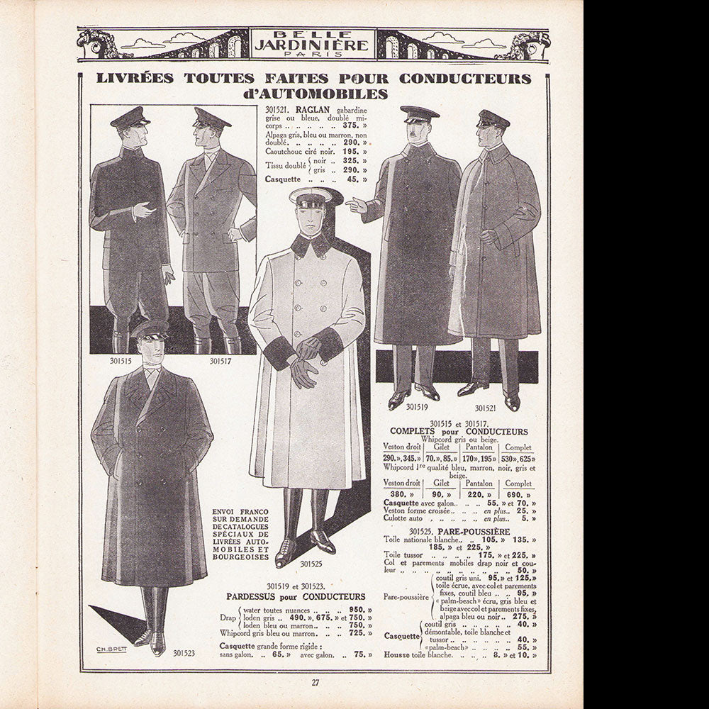 Belle Jardinière - Catalogue de l'été 1929