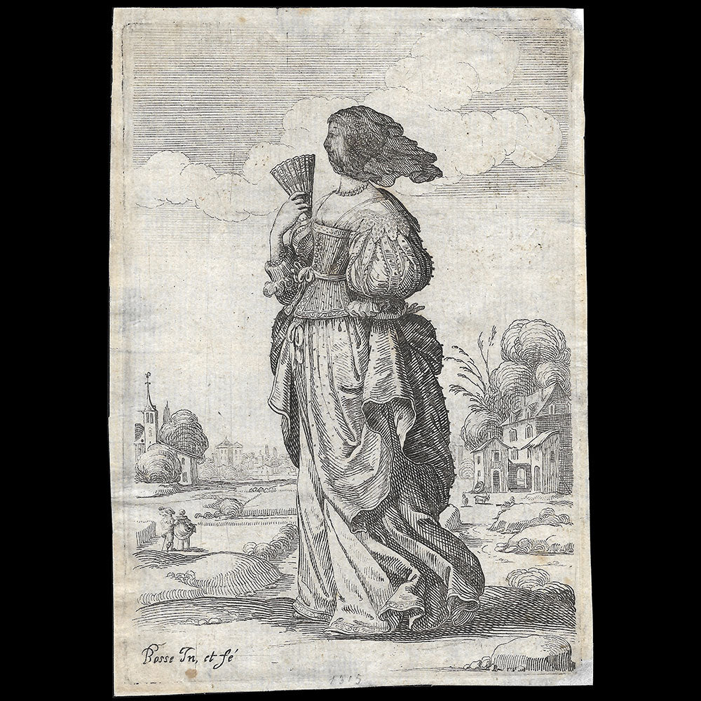 Abraham Bosse - La Noblesse Française à l'Eglise et le Jardin de la Noblesse - Réunion des 31 planches des 2 suites (circa 1629)