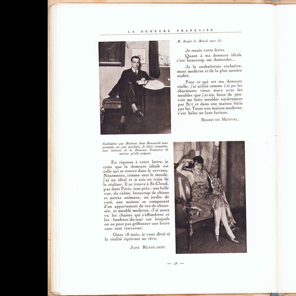 La Demeure Francaise, n°1, Printemps 1925