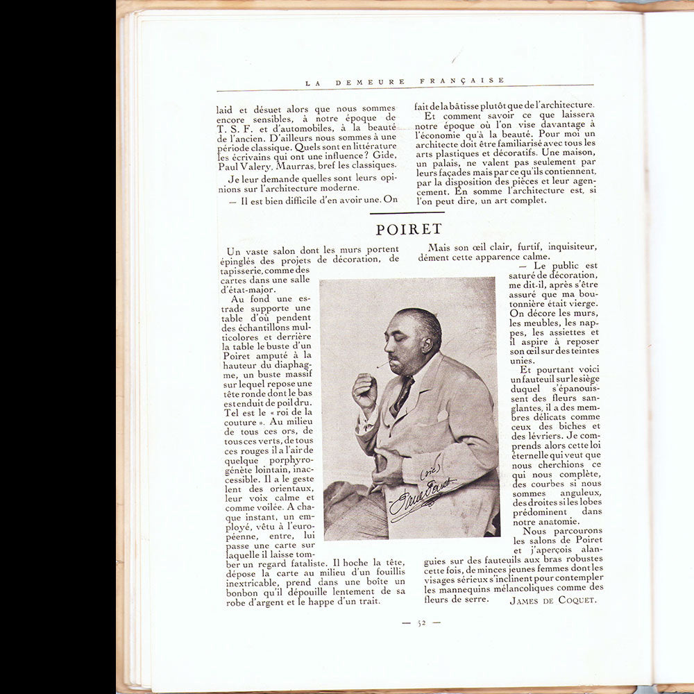 La Demeure Francaise, n°1, Printemps 1925