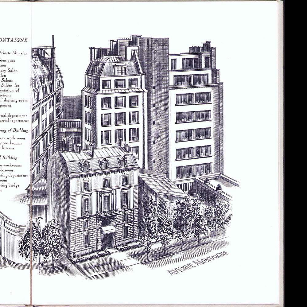 Christian Dior - Plaquette de présentation, version anglaise (1953)