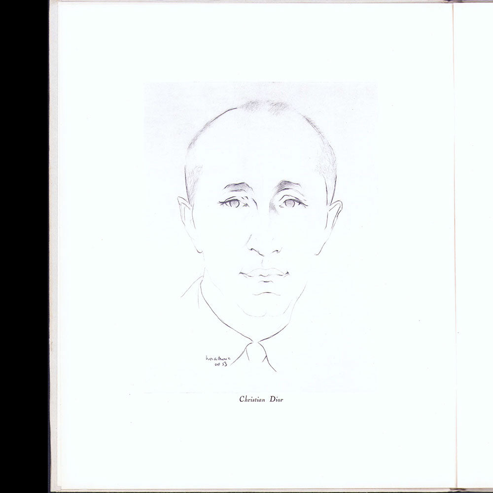 Christian Dior - Plaquette de présentation, version allemande (1953)