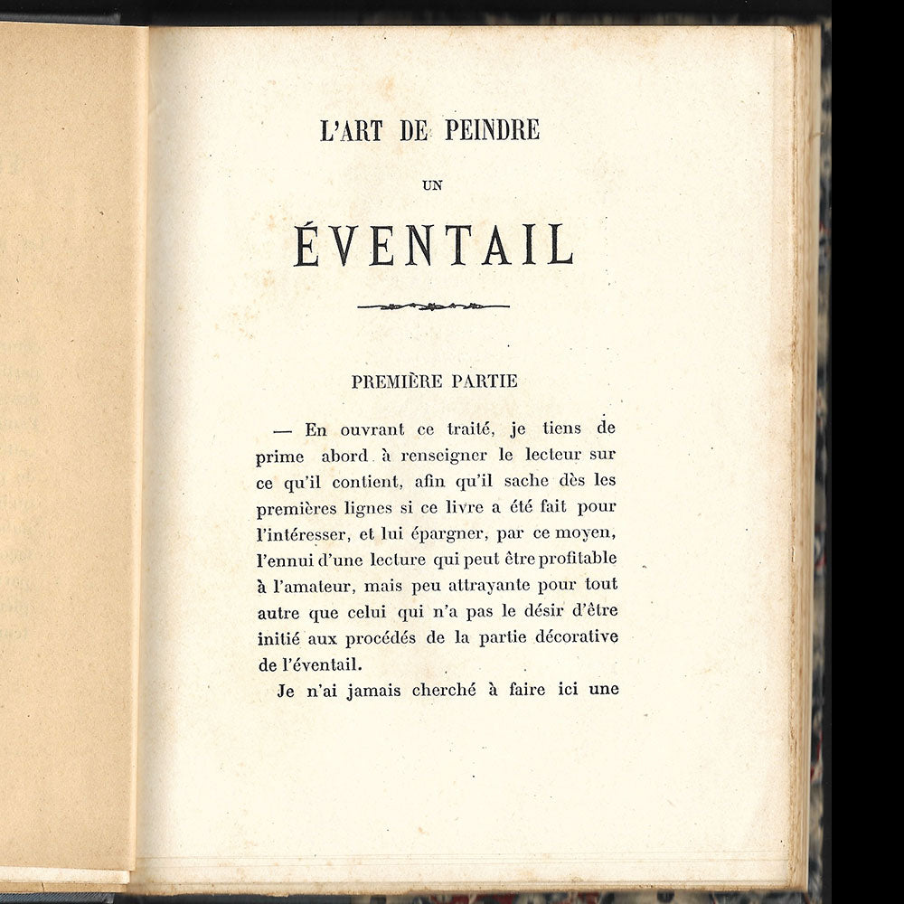 Henri Ostolle - Peindre un éventail (1890)