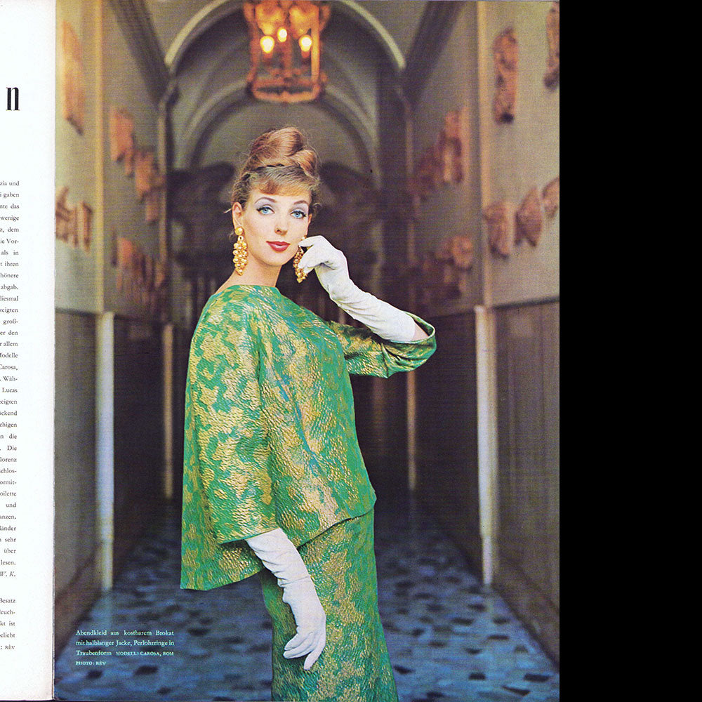 Elegante Welt, n°9, September 1960, couverture de Jon Abbot