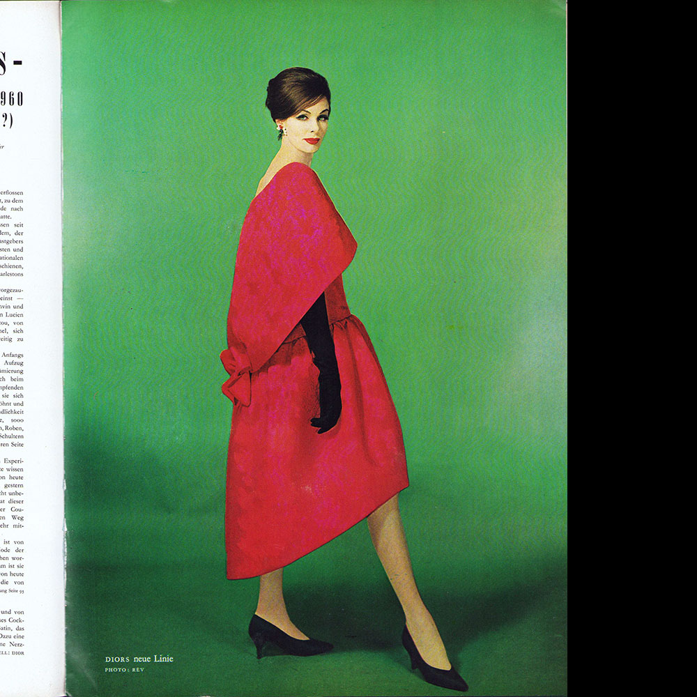 Elegante Welt, n°9, September 1960, couverture de Jon Abbot