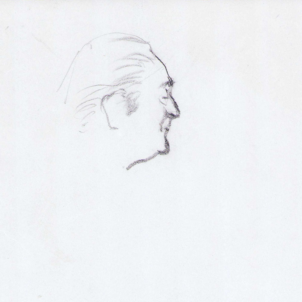 Portrait d'Homme, dessin d'Eric (1930-1940s)